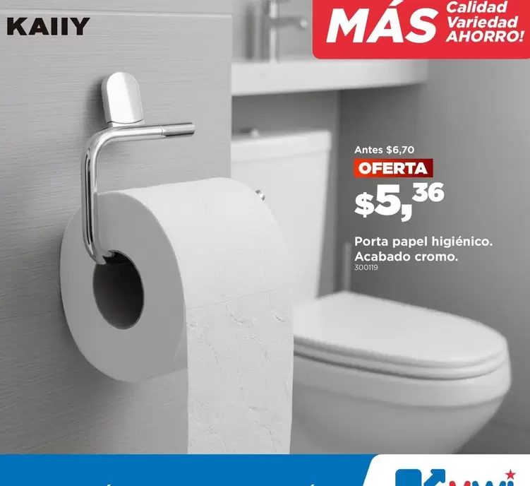 Porta -  papel higiénico.