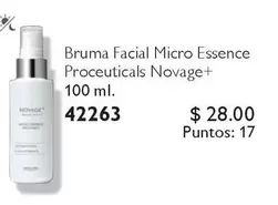 Bruma Facial Micro Essence Proceuticals Novage+