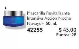 Mascarilla Revitalizante Intensiva Acción Noche