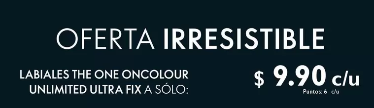 LABIALES THE ONE ONCOLOUR UNLIMITED ULTRA FIX