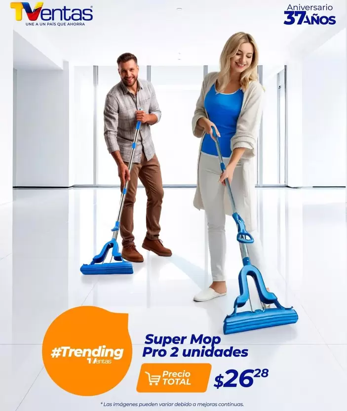 Pro - Super Mop  2 unidades
