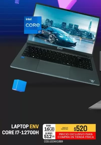 LAPTOP ENV CORE I7-12700H