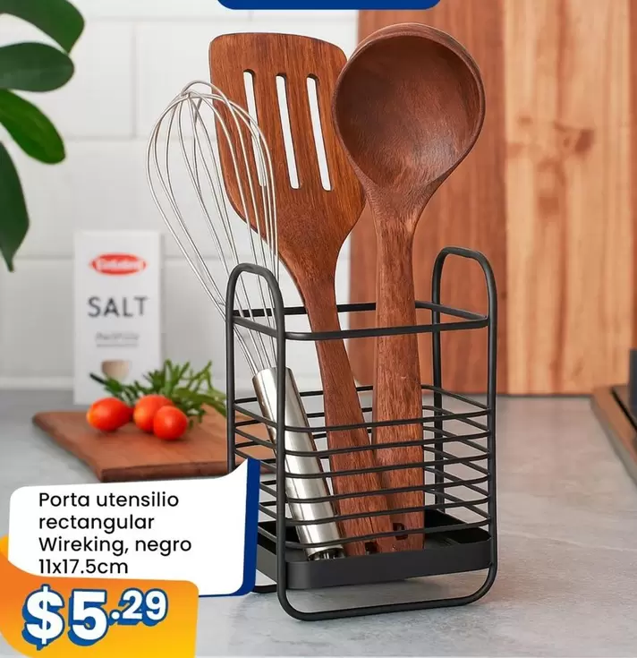 Porta - utensilio rectangular