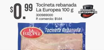 Tocineta rebanada