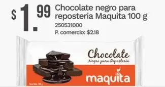 Negro - Chocolate negro para reposteria