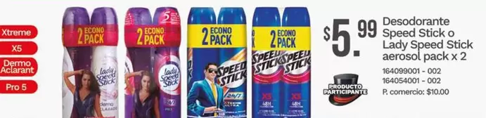 Pro - Speed Stick o Lady Speed Stick