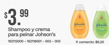 Shampoo y crema para peinar