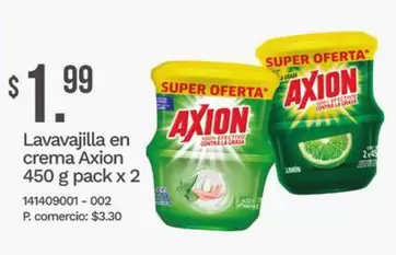 Lavavajilla en crema