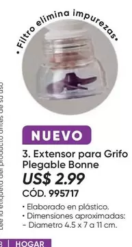 Extensor para Grifo Plegable