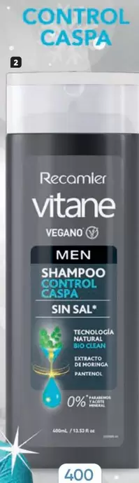 Moringa - MEN SHAMPOO CONTROL CASPA