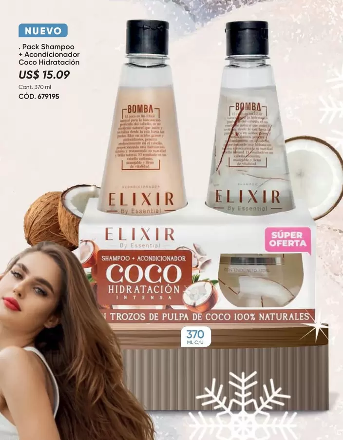 Pack Shampoo + Acondicionador Coco Hidratación