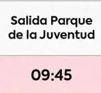 Salida Parque de la Juventud