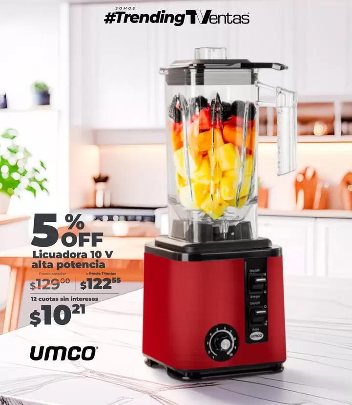 Umco - Licuadora 10 V