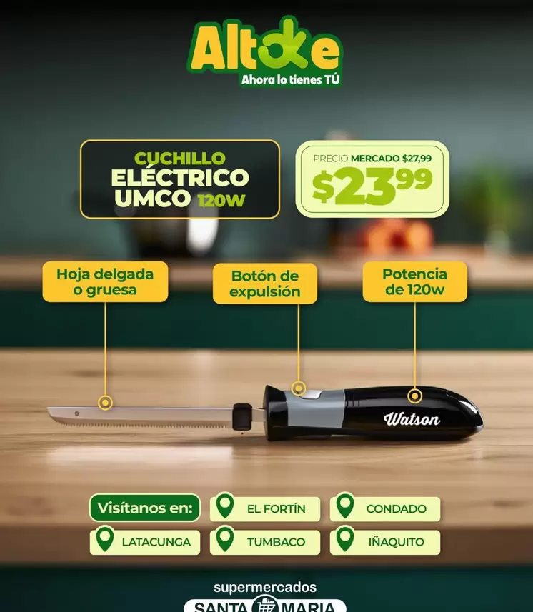 Umco - CUCHILLO ELECTRICO UMCO 120w