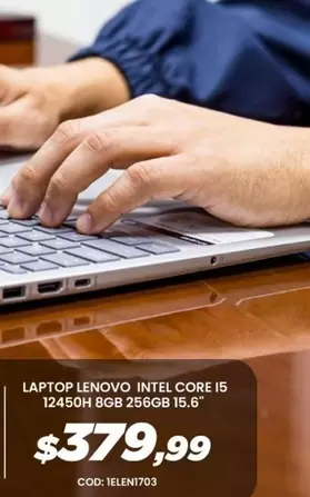 Lenovo - INTEL CORE I5 12450H 8GB 256GB 15.6