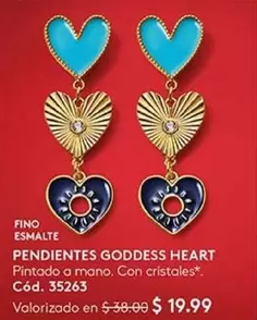 PENDIENTES GODDESS HEART