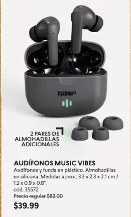 AUDÍFONOS MUSIC VIBES