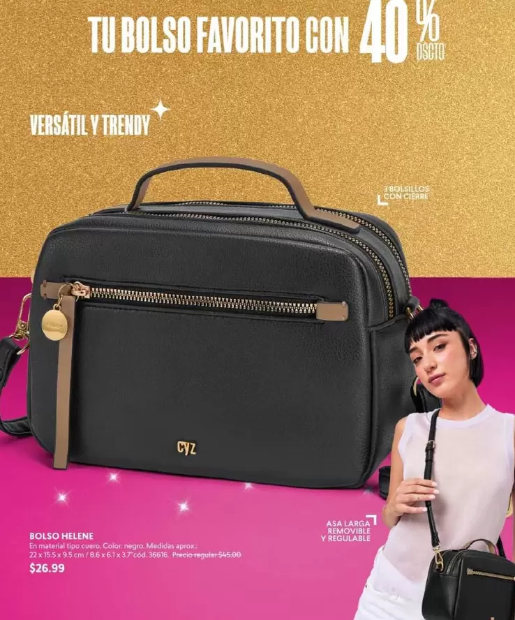 Negro - BOLSO HELENE