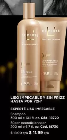 L'bel - EXPERTE LISO IMPECABLE Shampoo