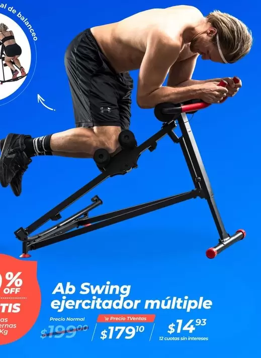 Ab Swing ejercitador múltiple