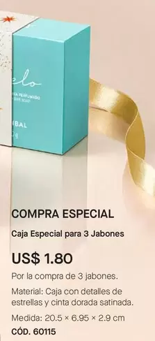 Estrellas - Caja Especial para 3 Jabones