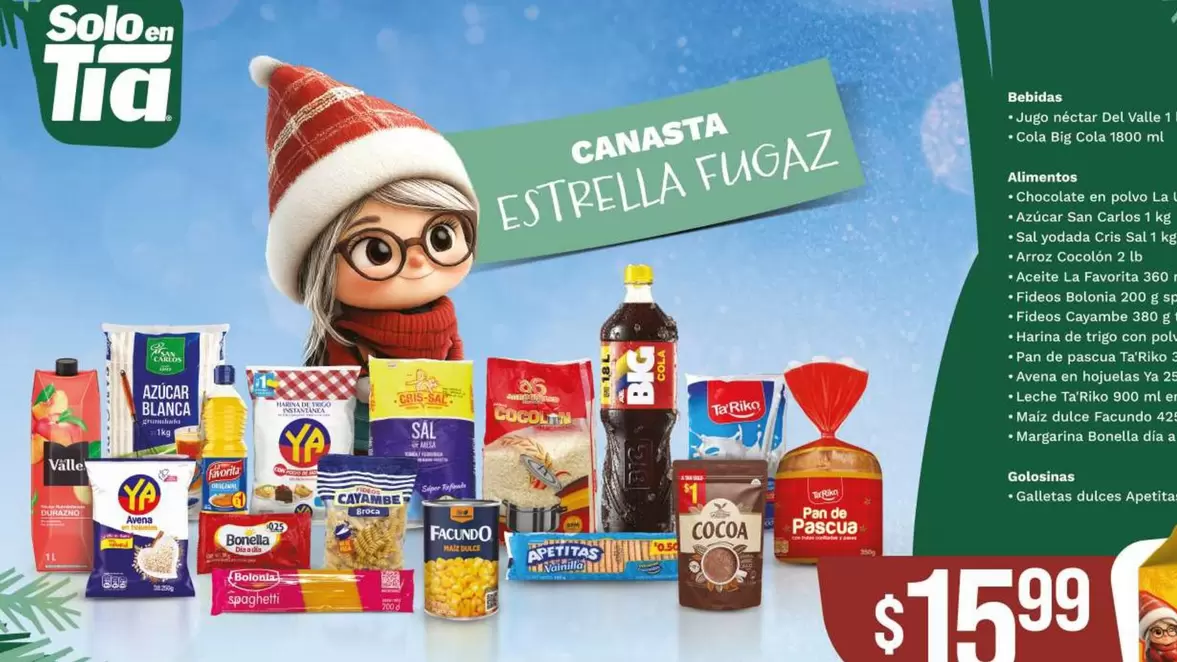 TIA - CANASTA ESTRELLA FUGAZ