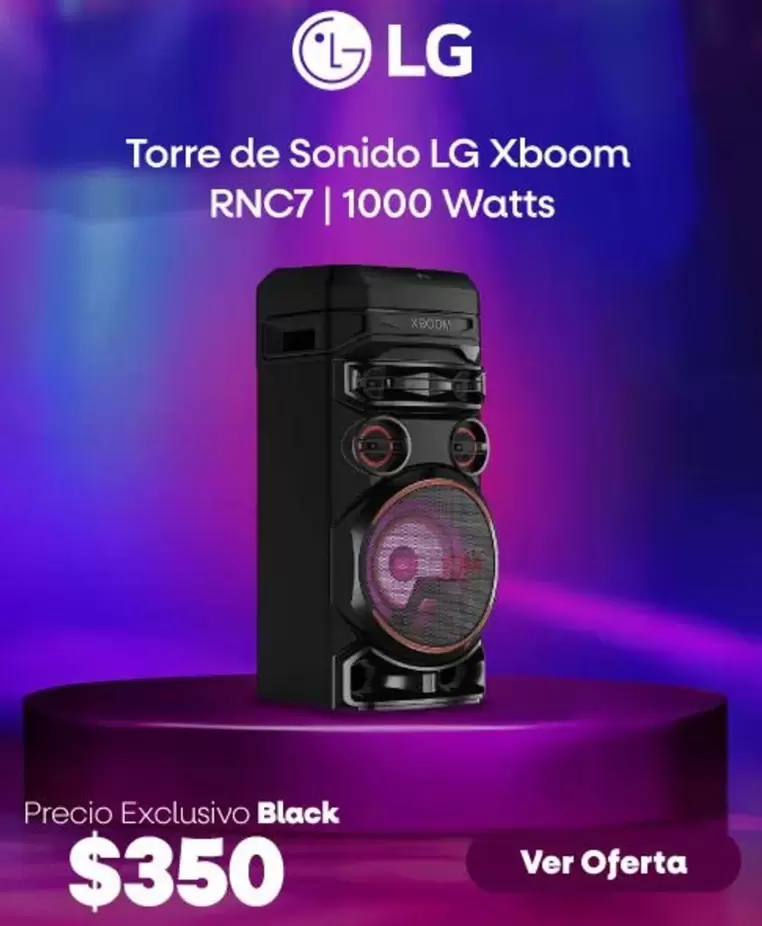 LG - Torre de Sonido Xboom RNC7