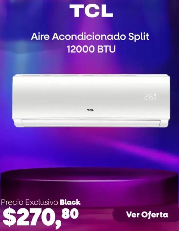 Aire Acondicionado Split 12000 BTU