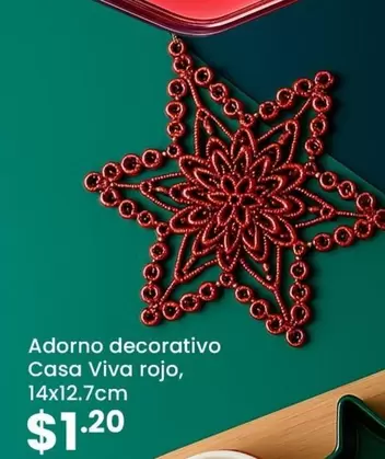 Rojo - Adorno decorativo
