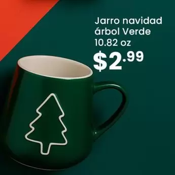 Verde - Jarro navidad árbol