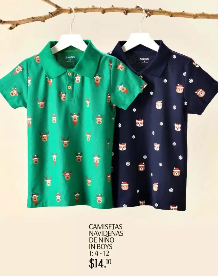 CAMISETAS NAVIDENAS DE NINO IN BOYS