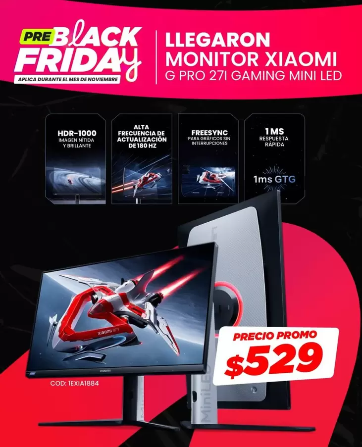 Pro - MONITOR G PRO 27I GAMING MINI LED