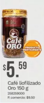 Café liofilizado Oro