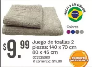 Brasil - Juego de toallas 2