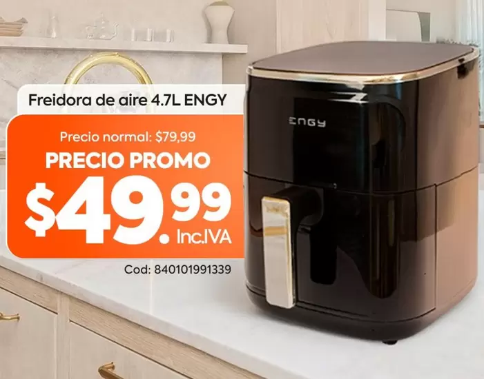 Freidora de aire 4.7L