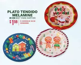 Feliz - PLATO TENDIDO MELAMINE