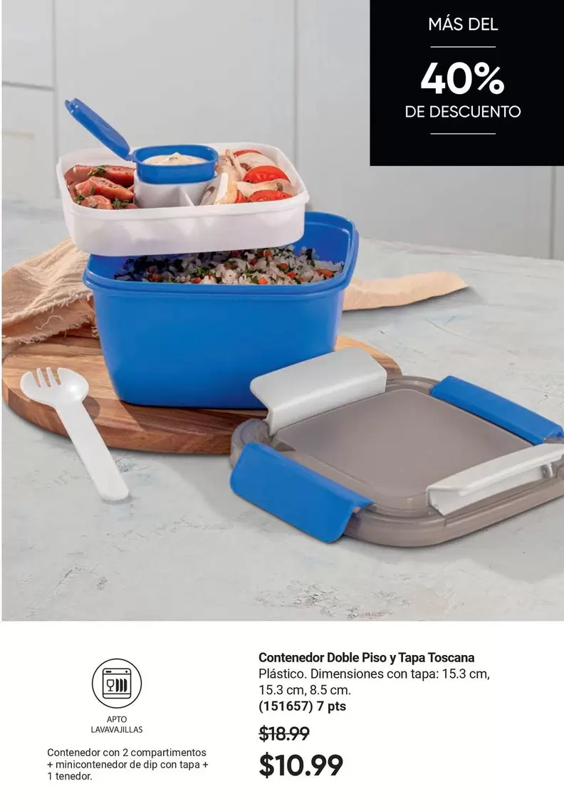 Contenedor Doble Piso y Tapa Toscana