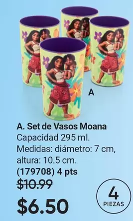 Set de Vasos Moana