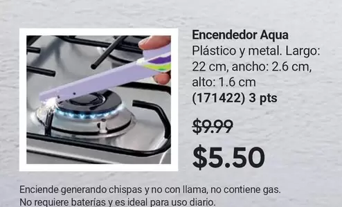 Encendedor Aqua
