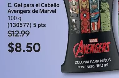 Avengers - Gel para el Cabello