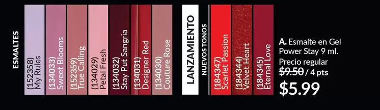 Love - Esmalte en Gel Power Stay 9 ml