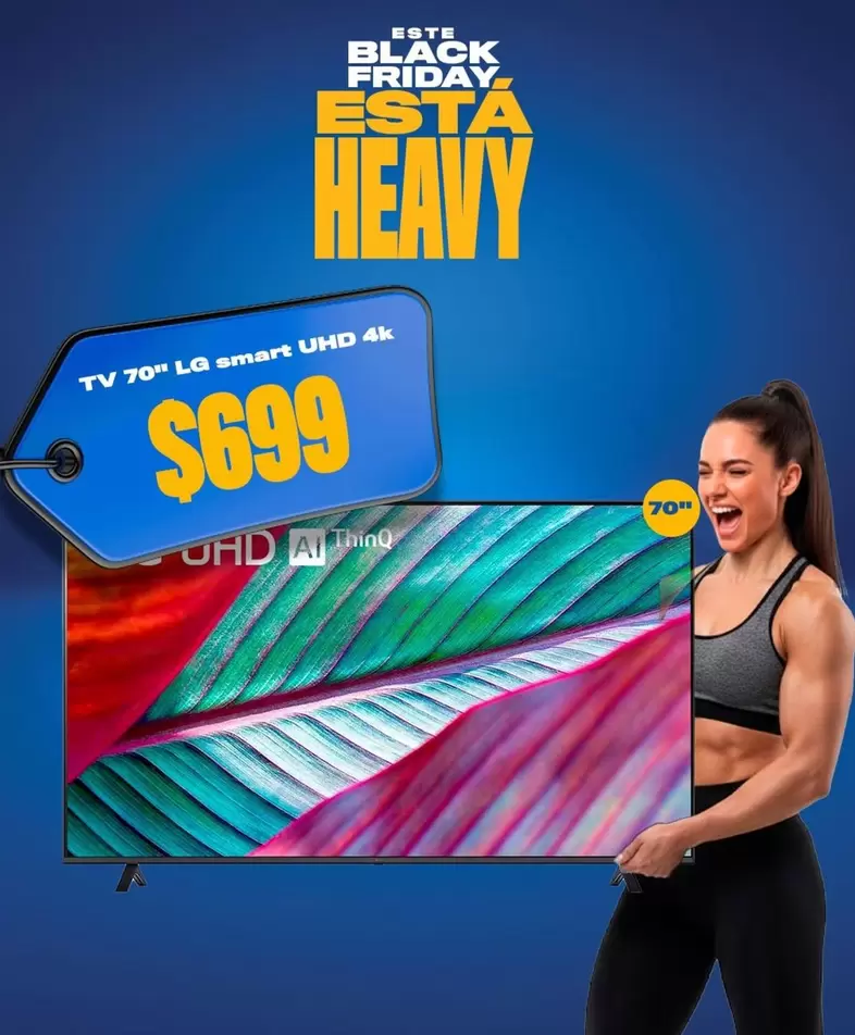 LG - TV 70" smart UHD 4