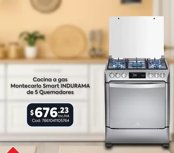 Indurama - Smart INDURAMA de 5 Quemadores