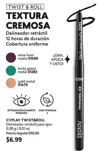 TWIST&ROLL Delineador retráctil para ojos
