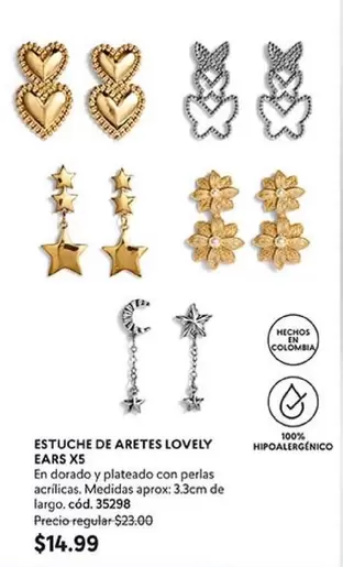 Colombia - ESTUCHE DE ARETES LOVELY EARS XS