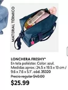 Azul - LONCHERA FRESHY