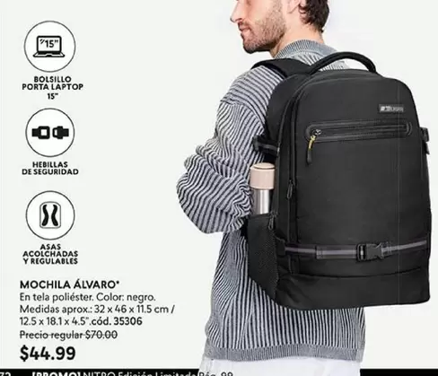 Porta - MOCHILA ÁLVARO