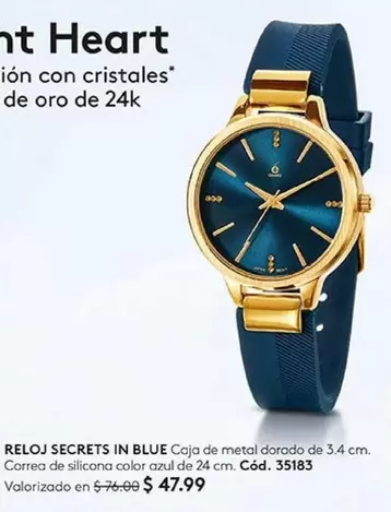 Corréa - RELOJ SECRETS IN BLUE