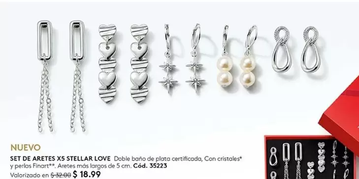 Love - SET DE ARETES XS STELLAR LOVE