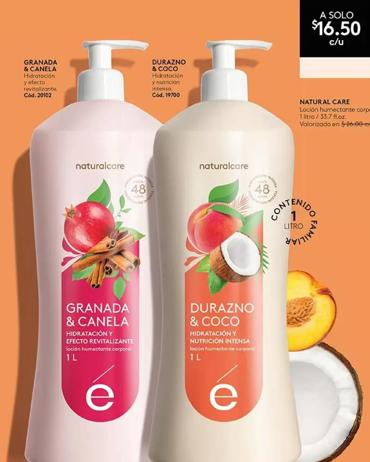 GRANADA & CANELA, DURAZNO & COCO